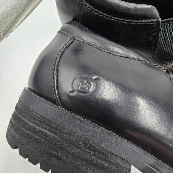 Born Leather Slip-On Low Shoe Boot Mens Sz 9M Black Comfort EUC Casual Work main image 10
